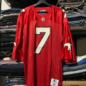 1990 vintage STARTER Red Calgary Stampeders Jersey Made in Canada 🇨🇦